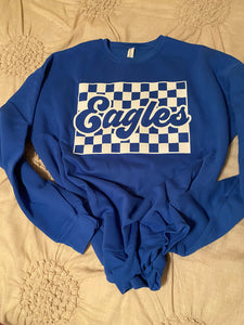 Checkered Eagles Sweatshirt