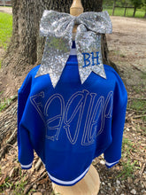 Load image into Gallery viewer, Youth Varsity Rhinestone Jacket
