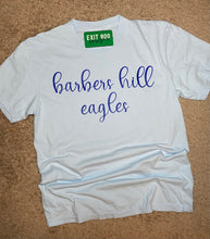 Load image into Gallery viewer, Chambray Eagles Blue Script
